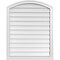 Ekena Millwork Arch Top Surface Mount PVC Gable Vent: Functional, w/ 2"W x 2"P Brickmould Sill Frame, 30"W x 38"H GVPAR30X3803SF - alternate 1